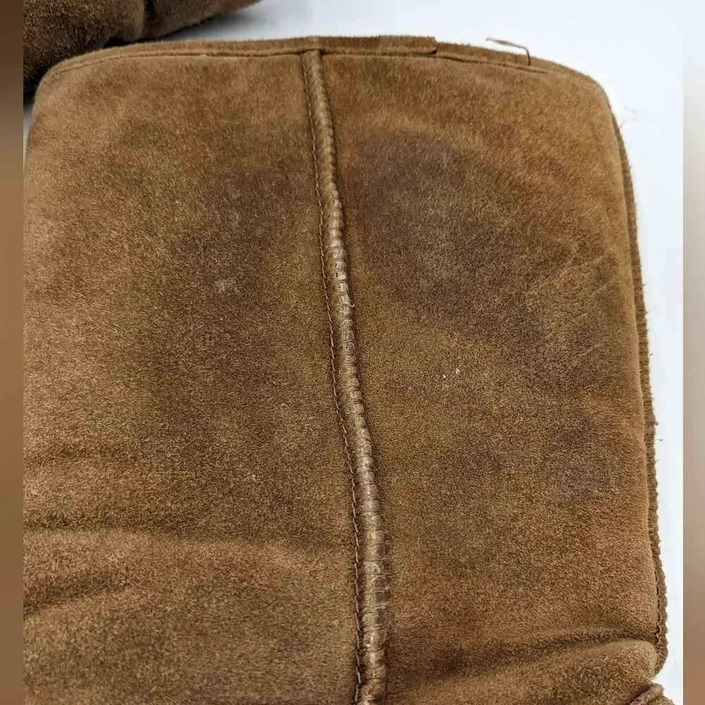 Bearpaw Leather Emma Boot Sherpa Lined 8 Women